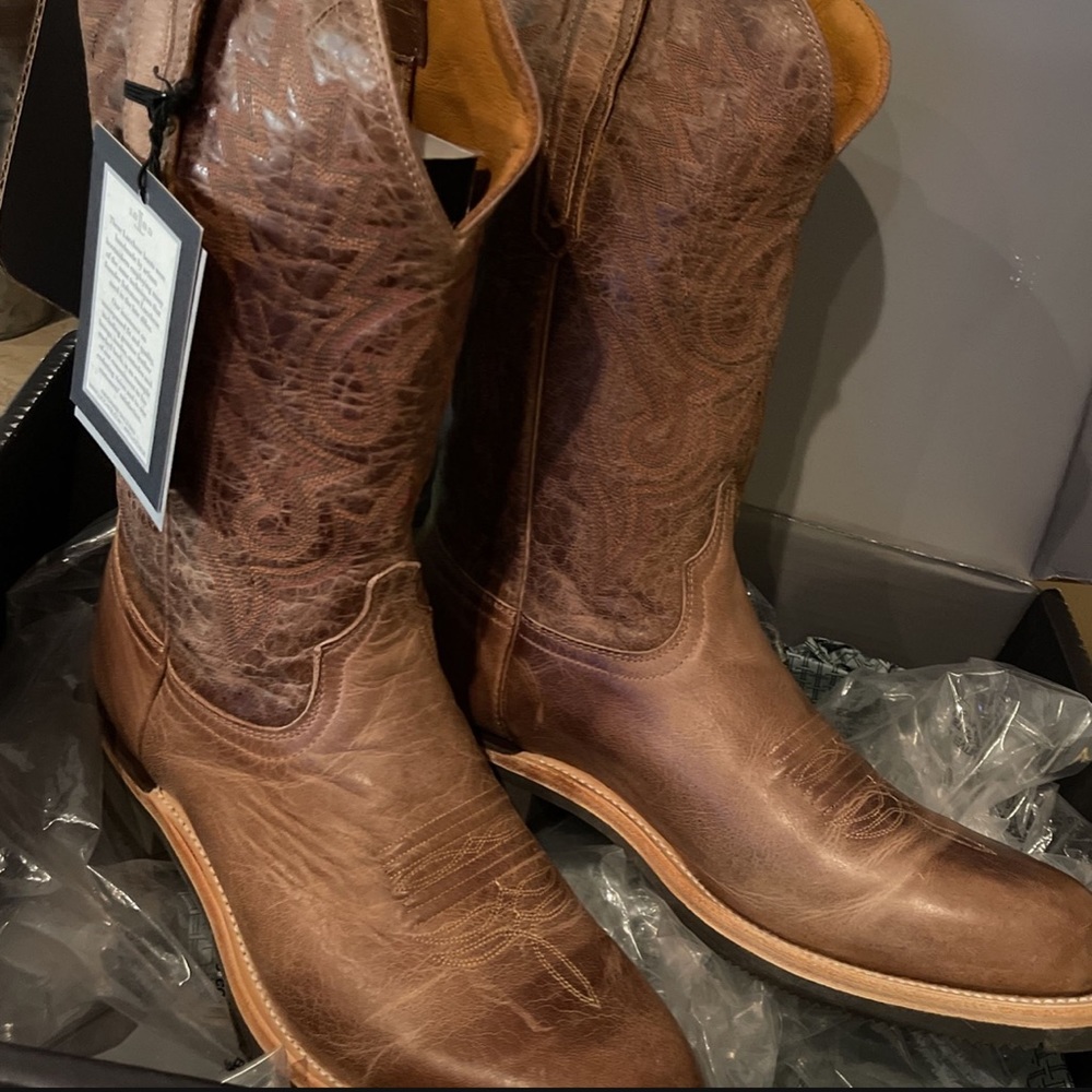 Brand New LUCCHESE Men’s Cowboy Boots 10.5D